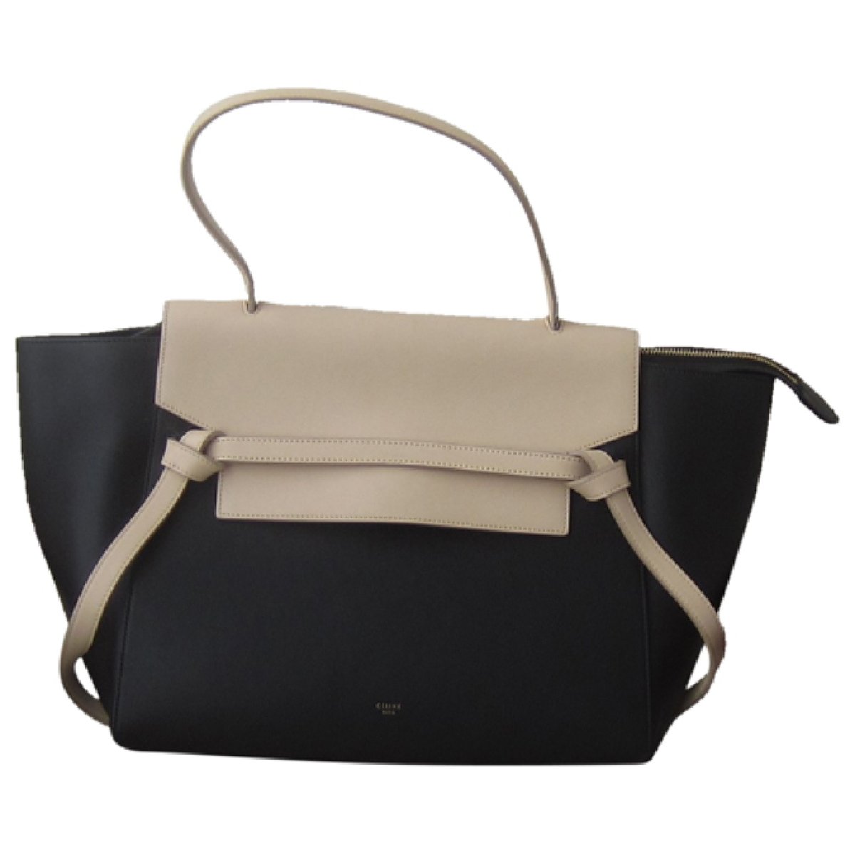 Belt leather handbag