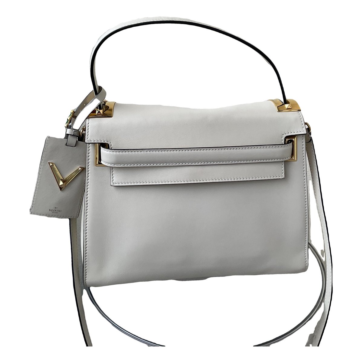 My Rockstud leather handbag