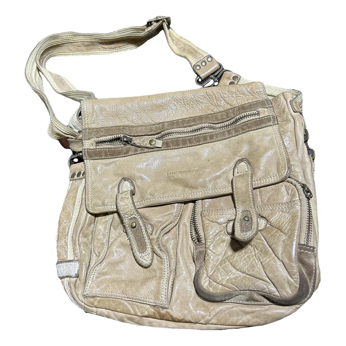 Leather crossbody bag
