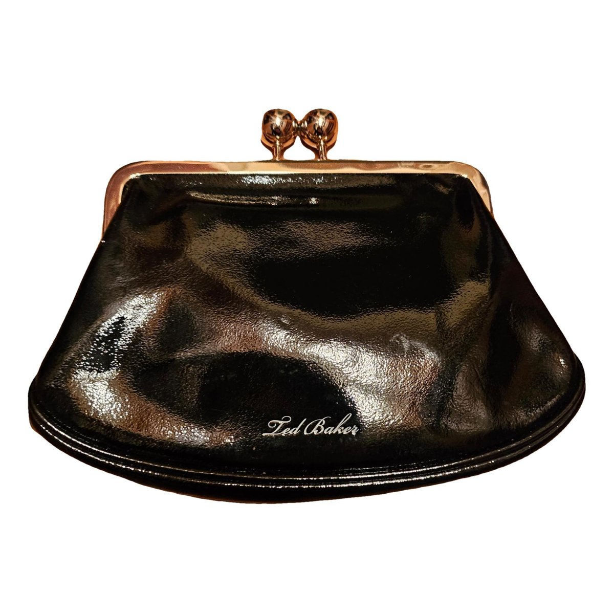 Vinyl clutch bag