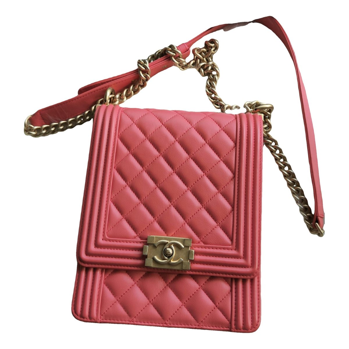 North South Boy leather crossbody bag