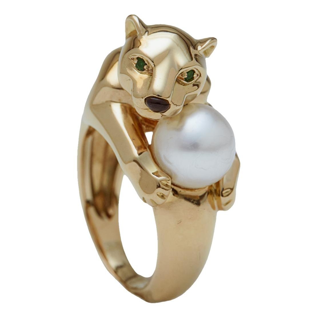 Panthère yellow gold ring