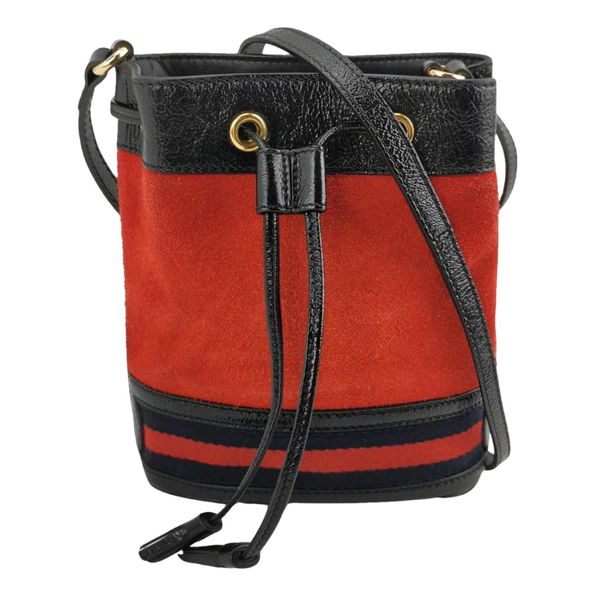 Ophidia Bucket leather crossbody bag