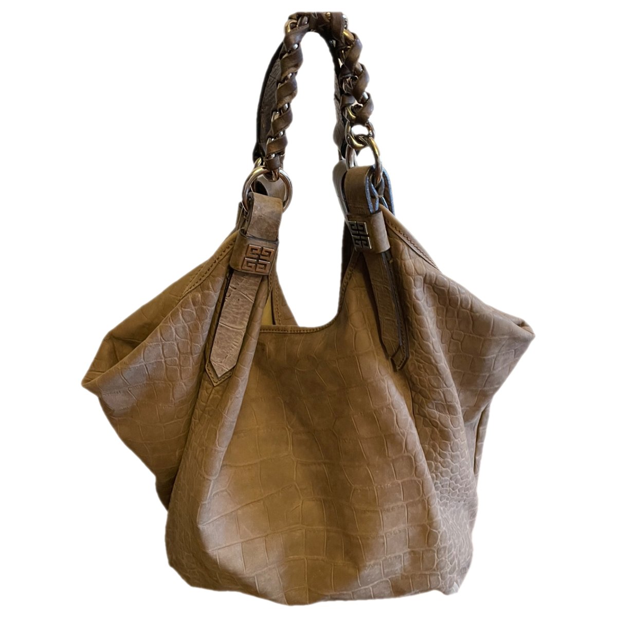 Georges V leather handbag