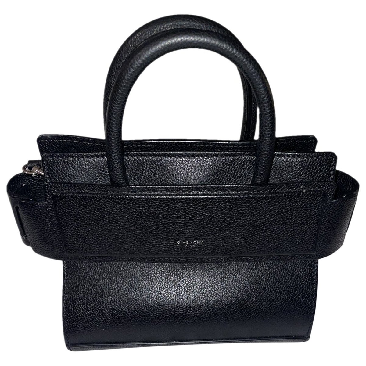 Horizon leather clutch bag