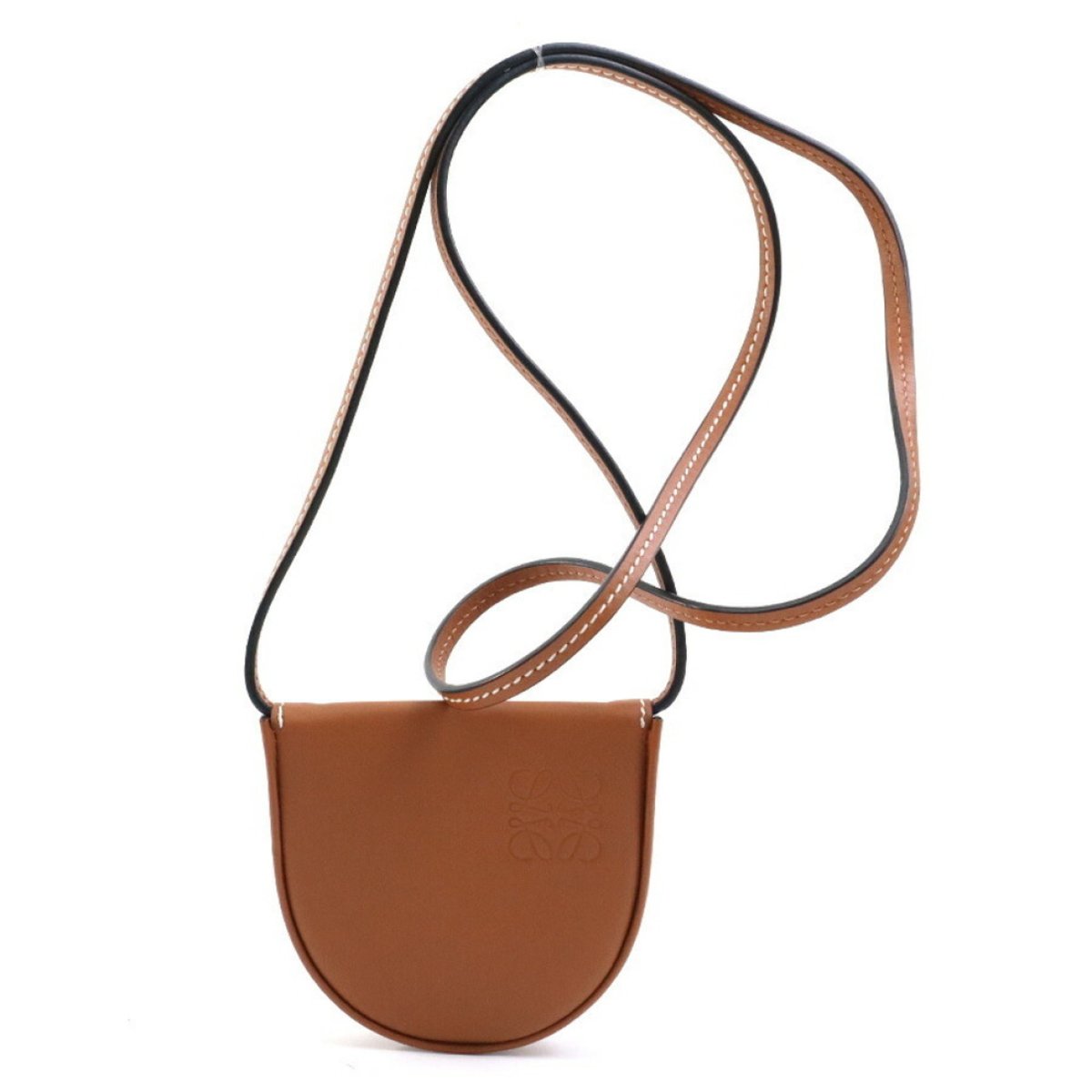 Heel leather mini bag
