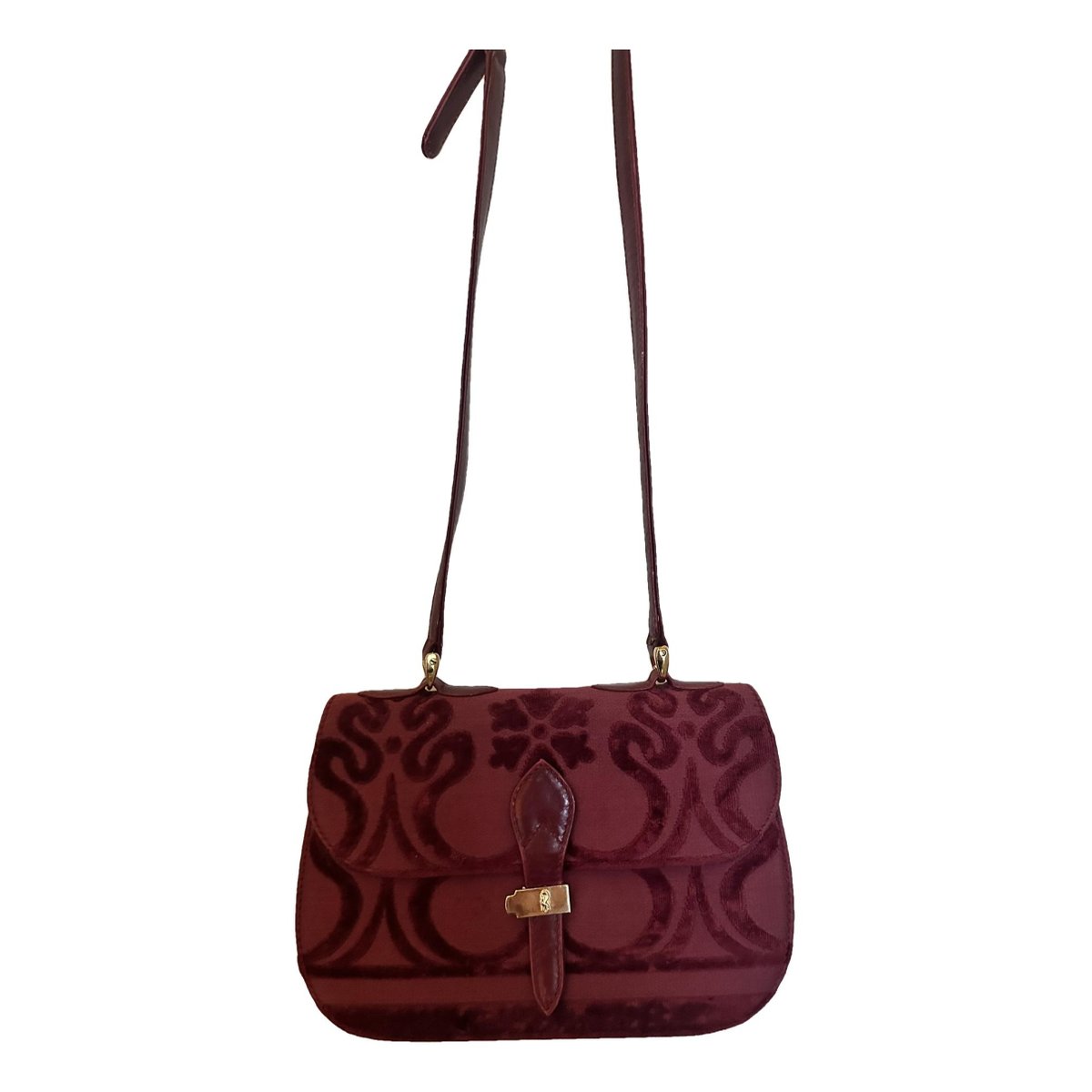 Velvet crossbody bag
