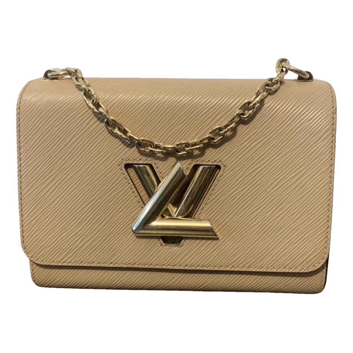 Twist leather crossbody bag