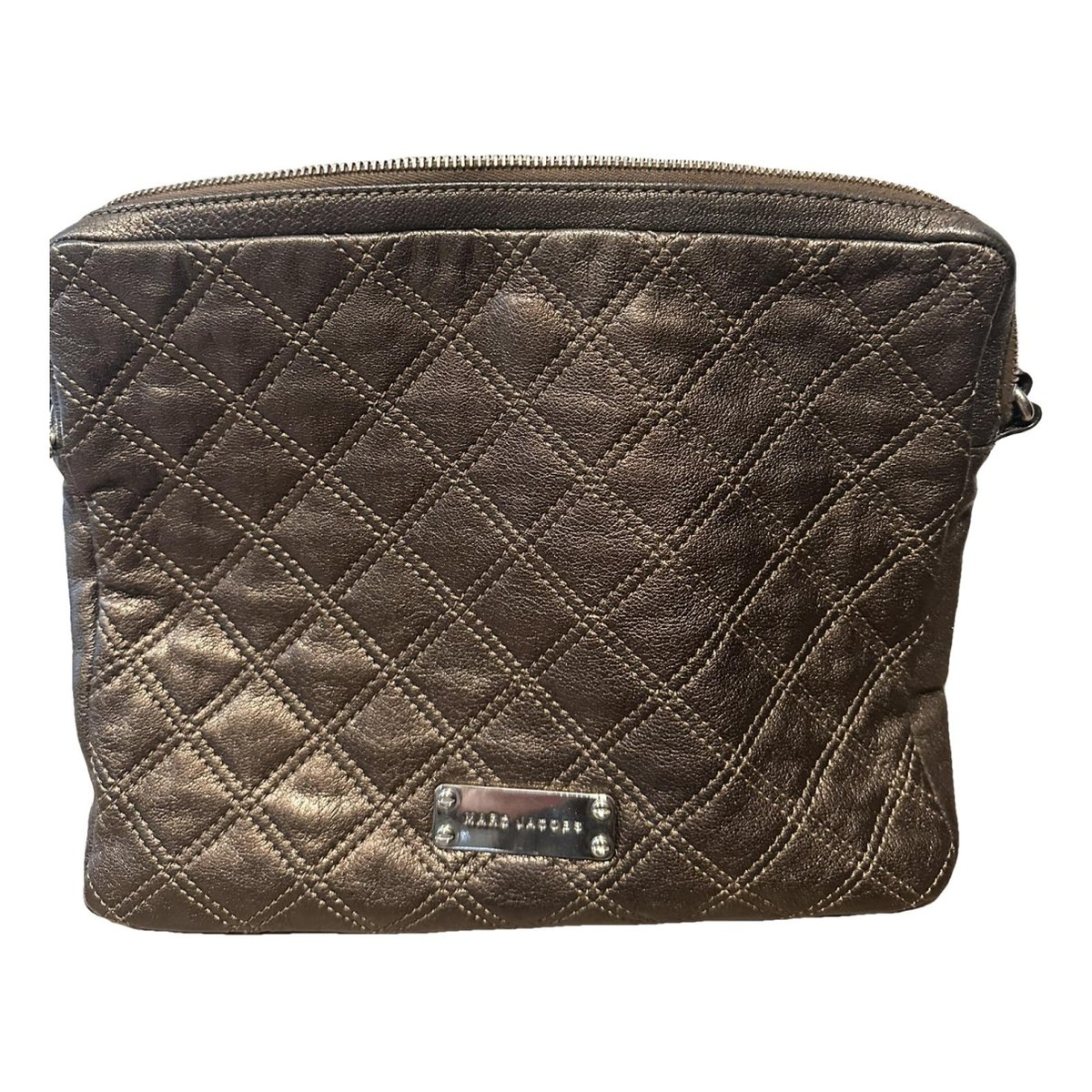Single leather crossbody bag