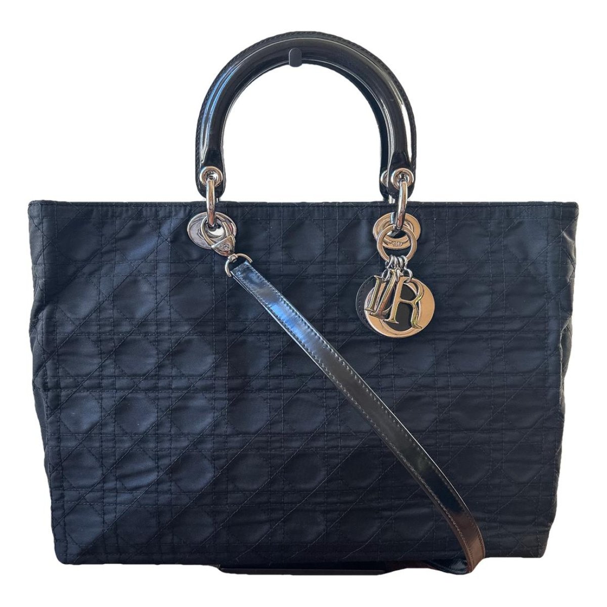 Lady Dior cloth tote