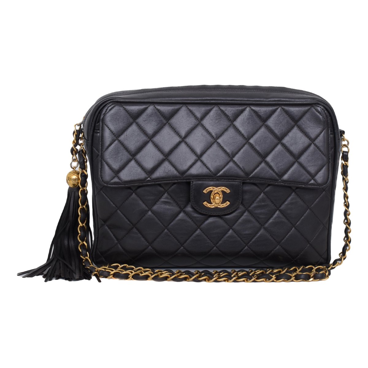 Camera leather handbag
