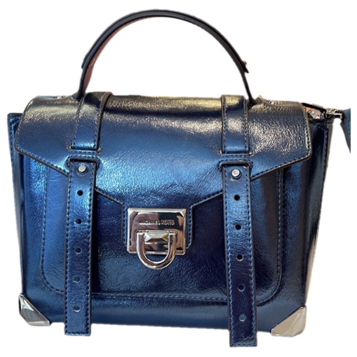 Manhattan vegan leather satchel