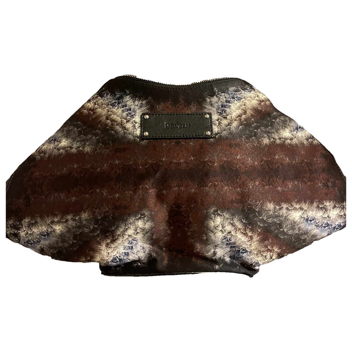 Manta silk clutch bag