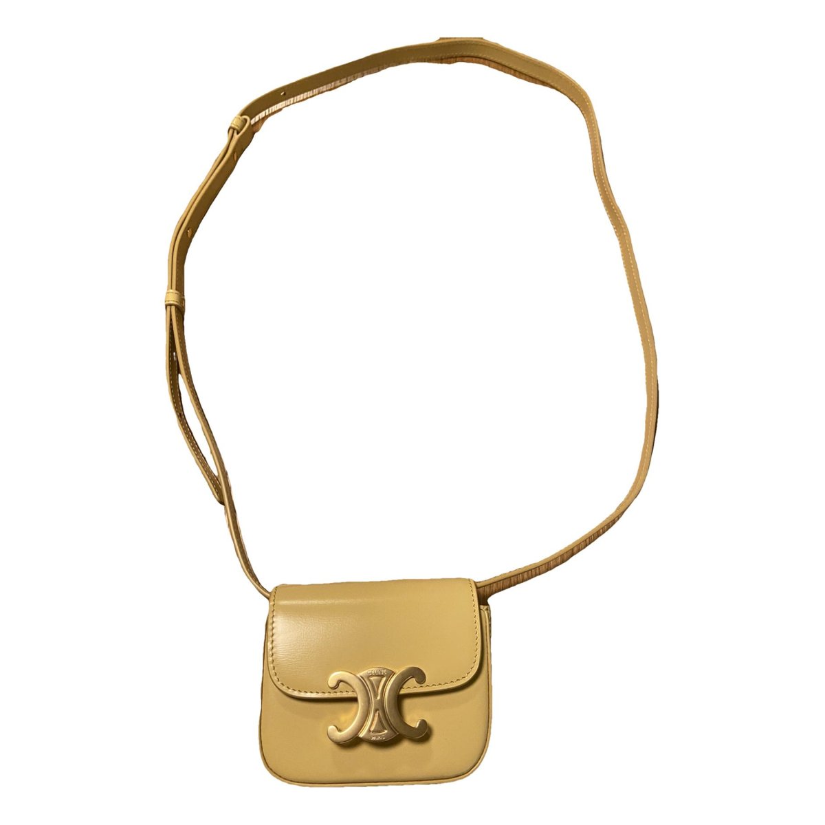 Triomphe leather handbag
