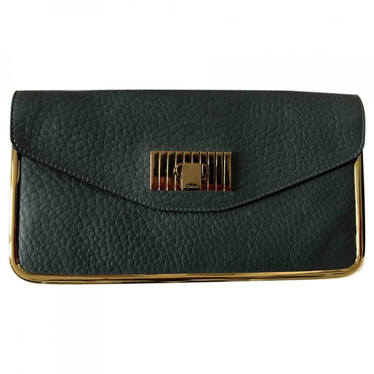 Sally leather clutch bag