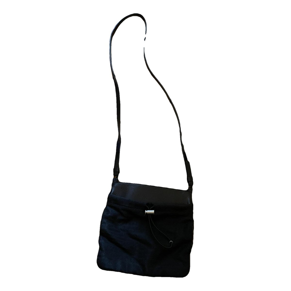 Prada Pocket patent leather crossbody bag