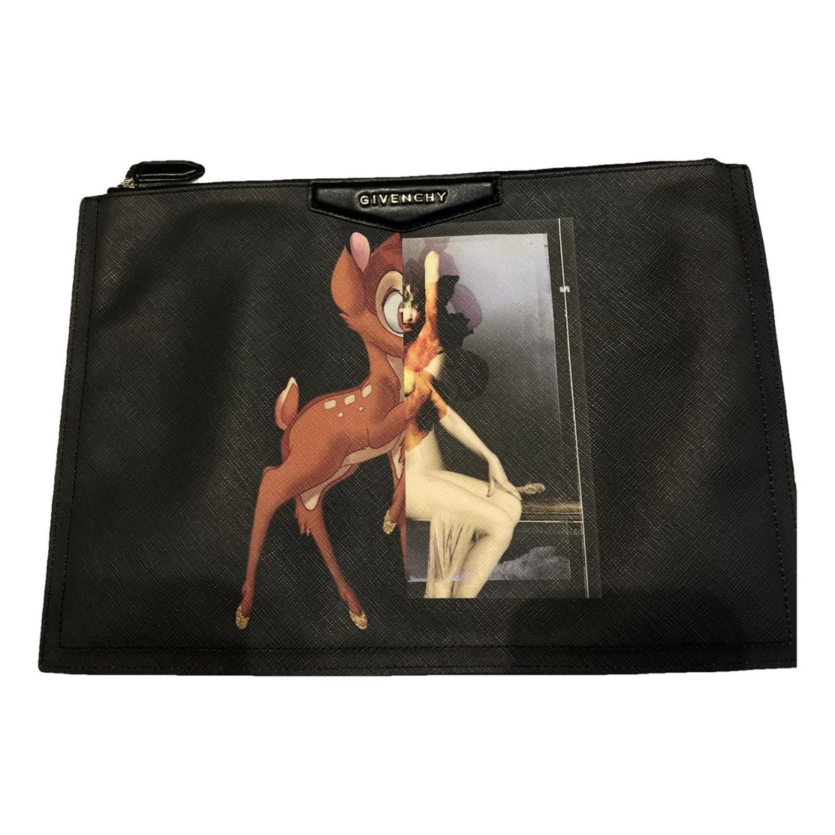 Antigona leather clutch bag