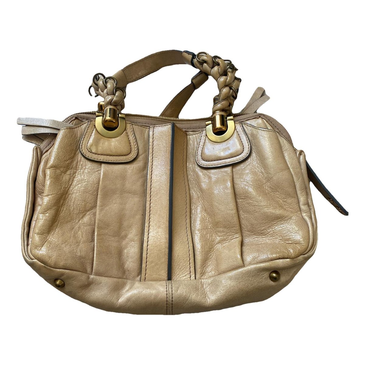 C leather handbag