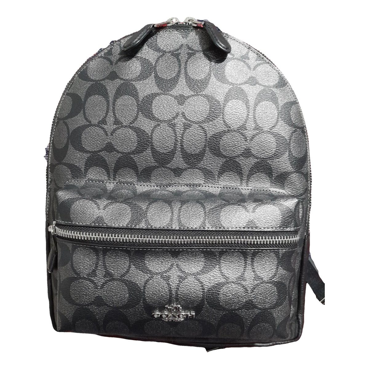 Campus leather backpack