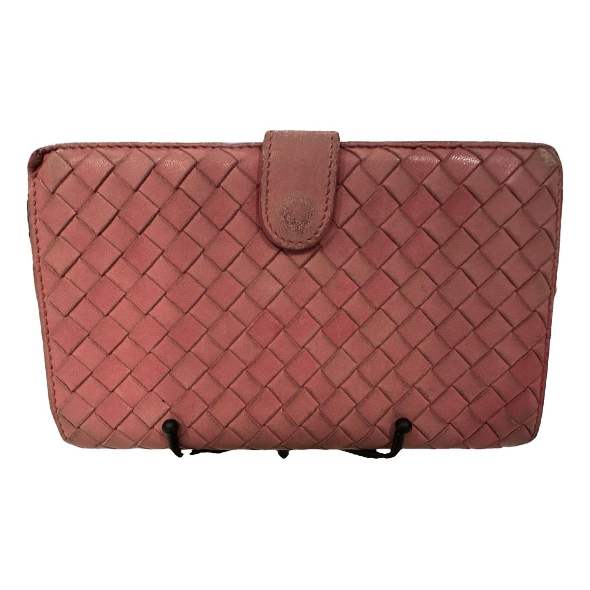 Intrecciato leather wallet