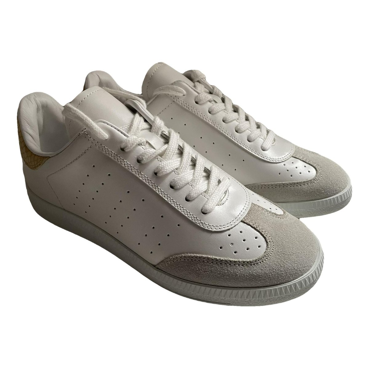 Bryce leather trainers
