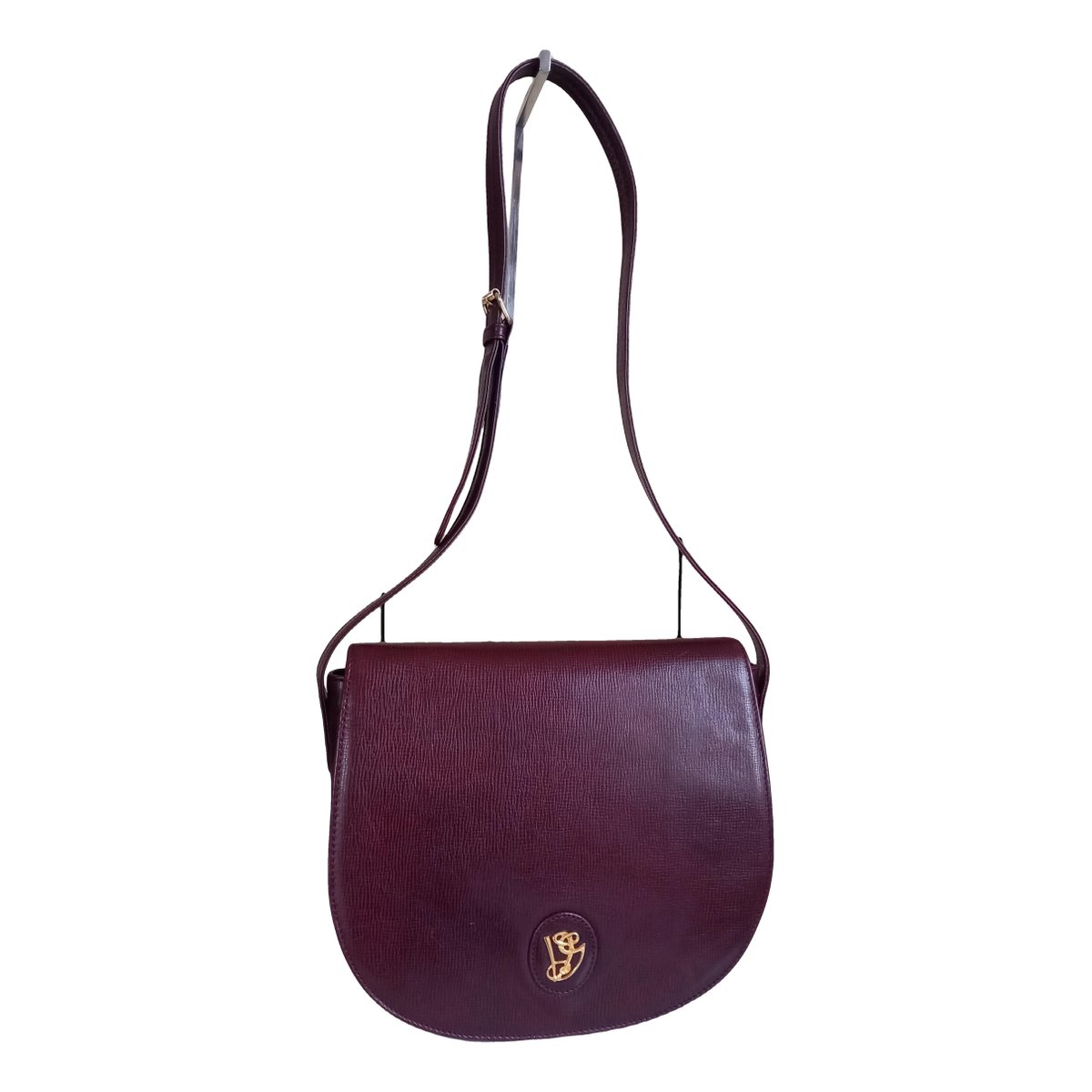 All over chain leather crossbody bag