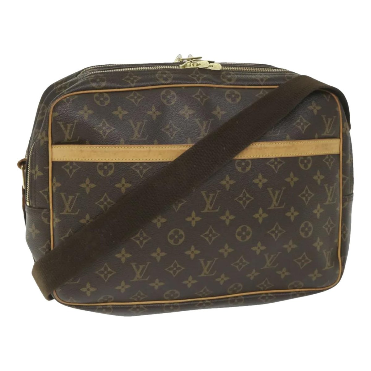 Reporter cloth crossbody bag