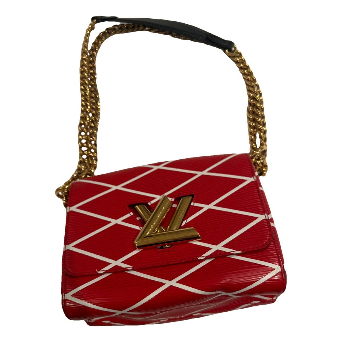 Twist leather crossbody bag