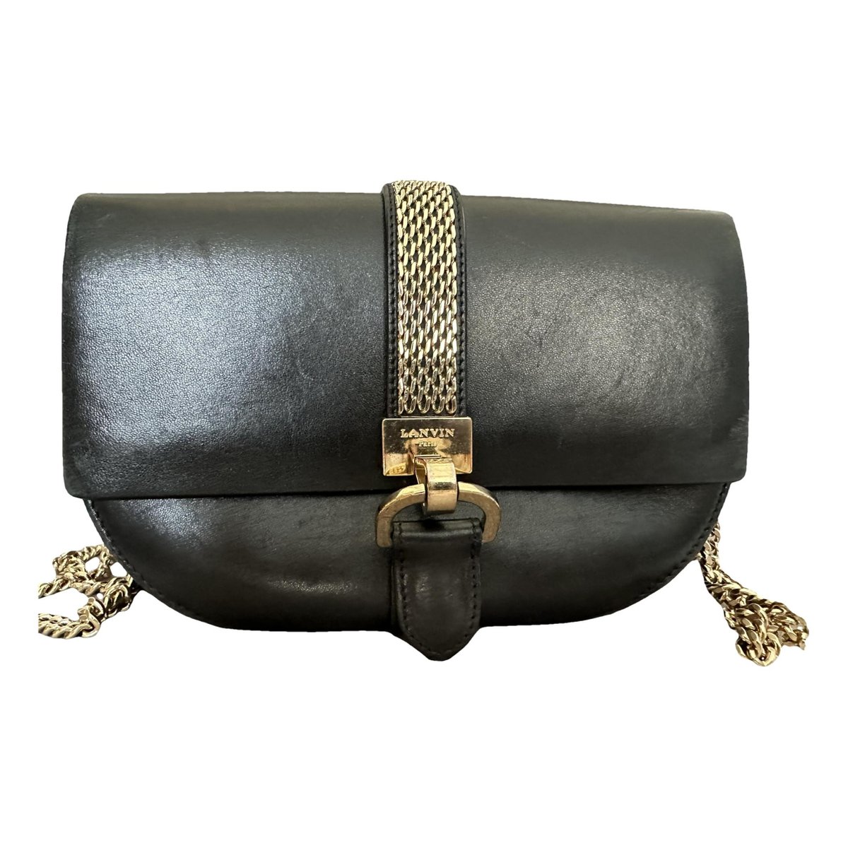 Lien leather handbag