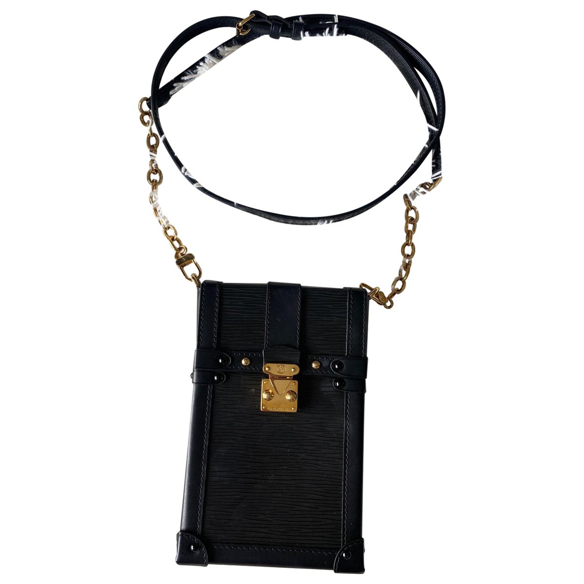 Pochette Trunk Verticale leather crossbody bag