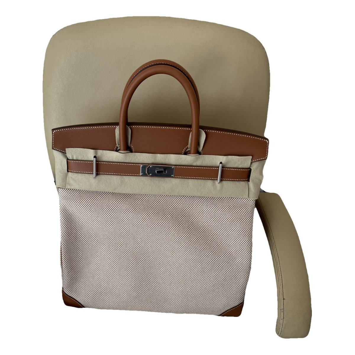 Haut à Courroies leather handbag