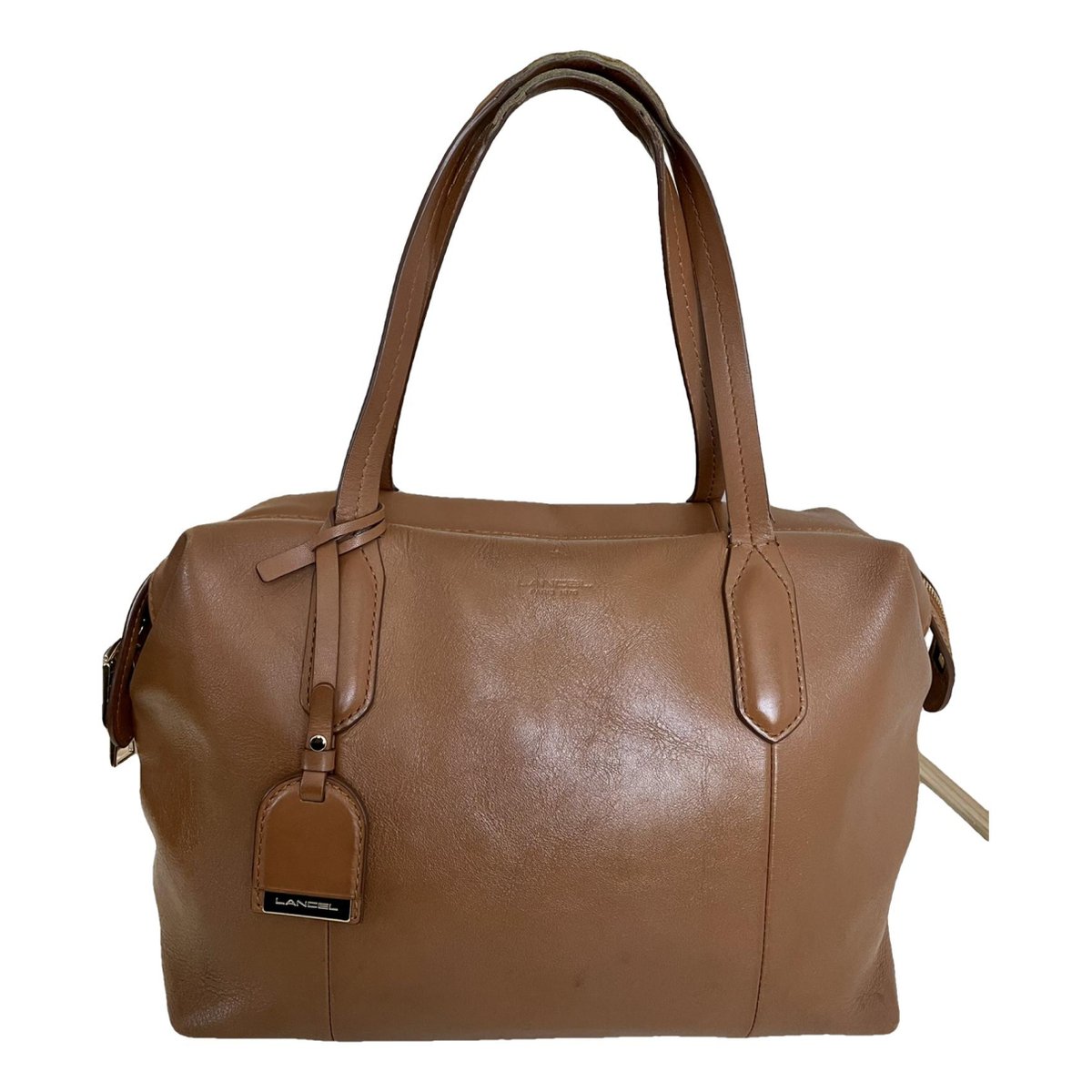 Solferino leather handbag