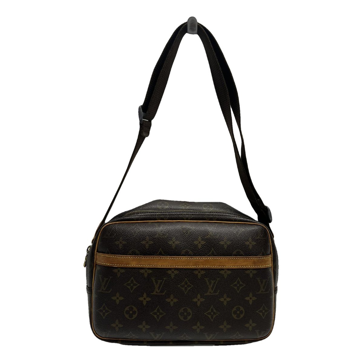 Reporter leather crossbody bag