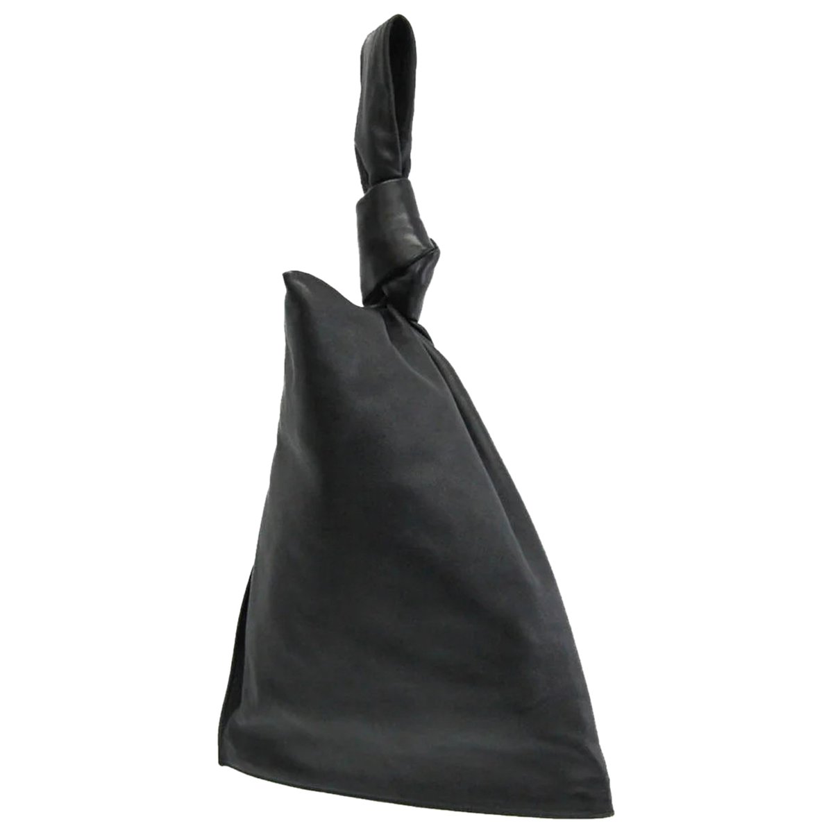 Twist leather handbag