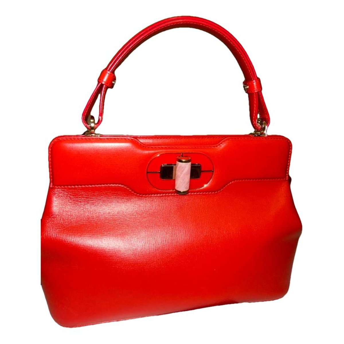 Isabella Rossellini leather handbag