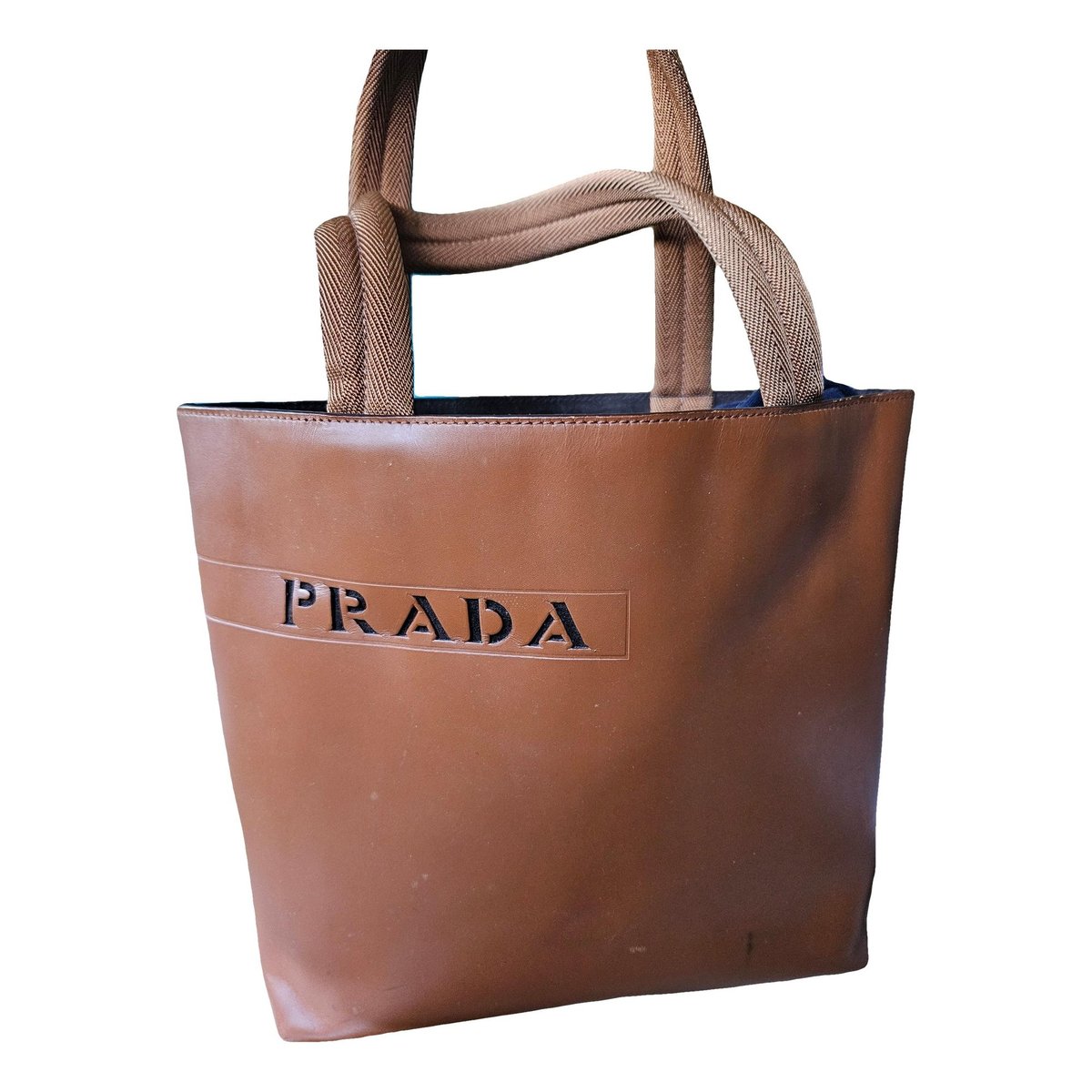 Panier leather handbag