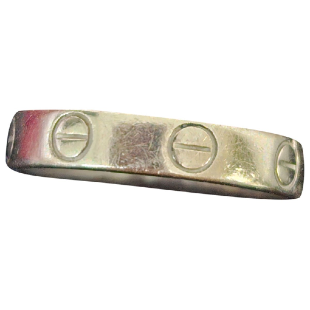 Love white gold ring