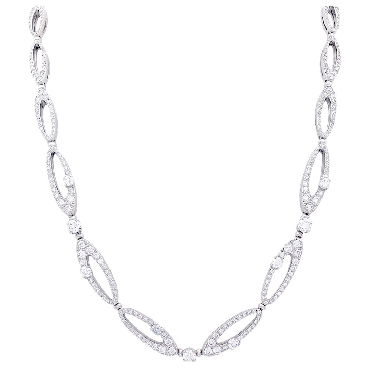 Elisia white gold necklace
