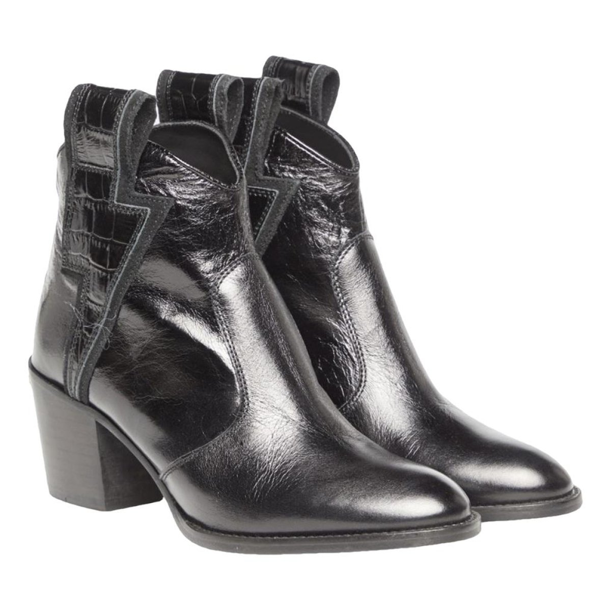 Cara leather ankle boots