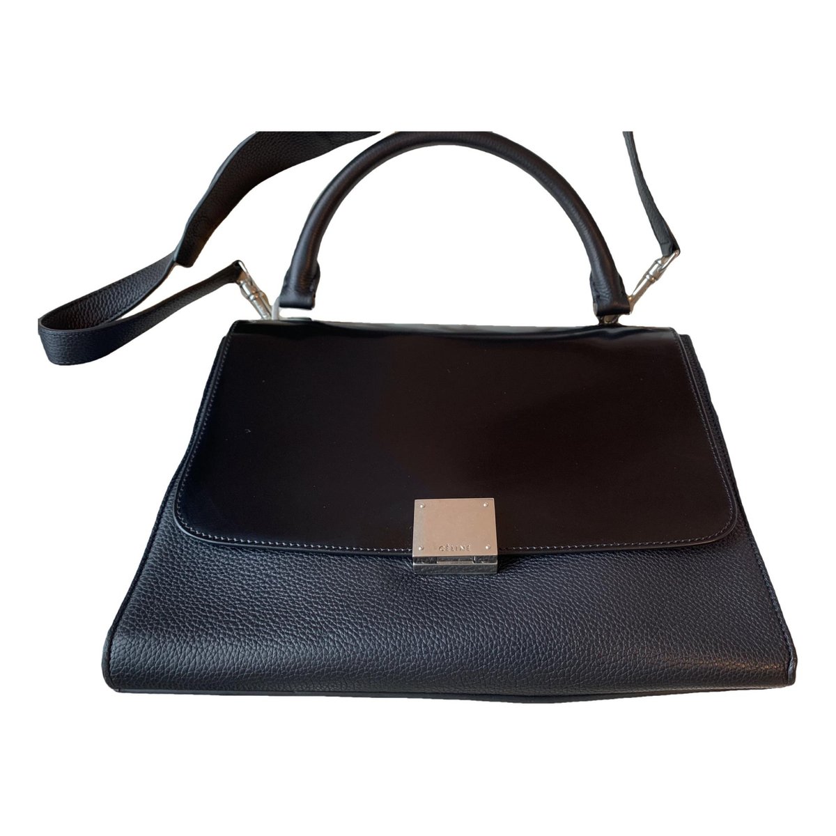 Belt leather handbag