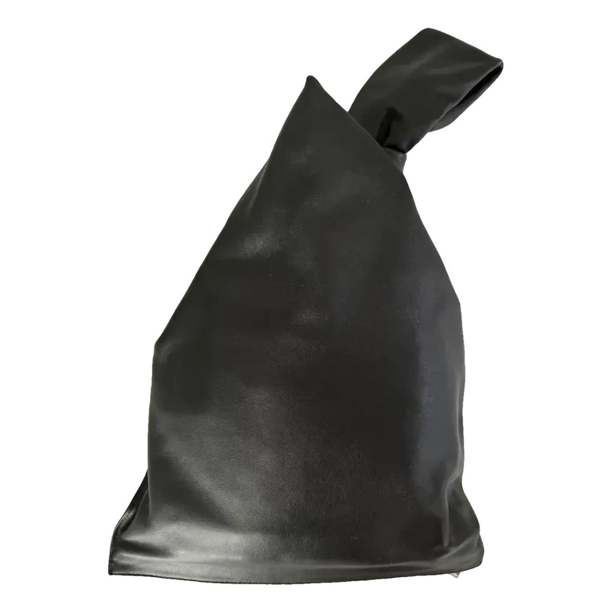 Twist leather handbag