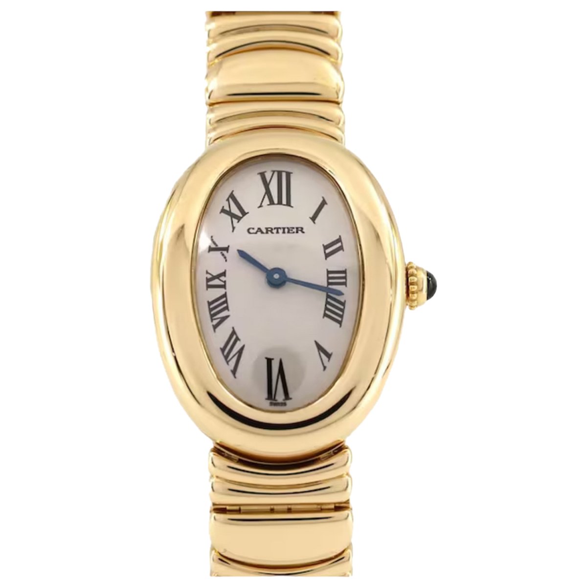 Baignoire yellow gold watch