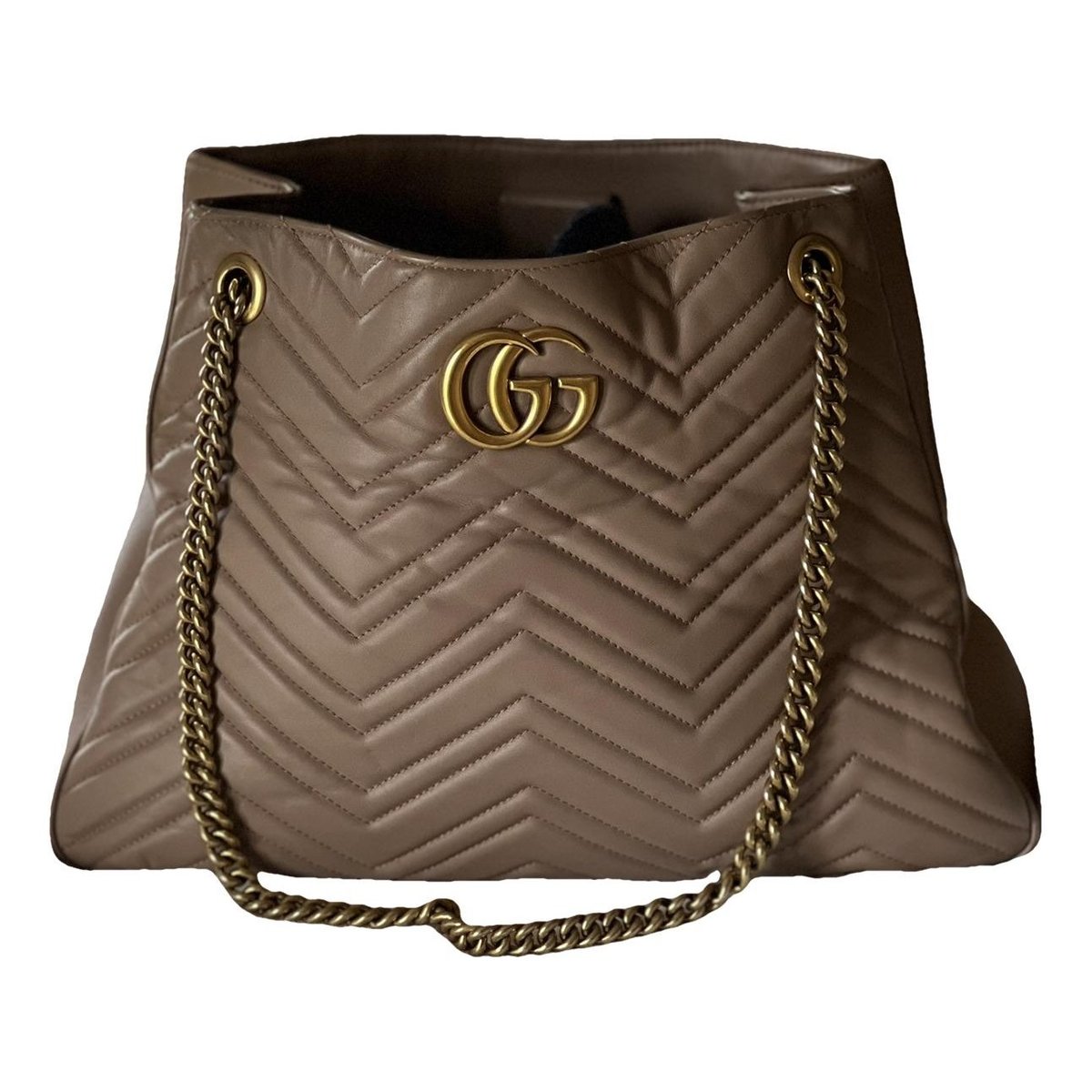 GG Marmont Chain leather tote