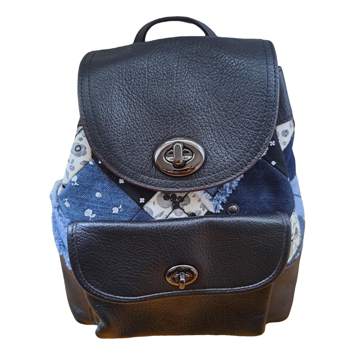 Campus leather backpack