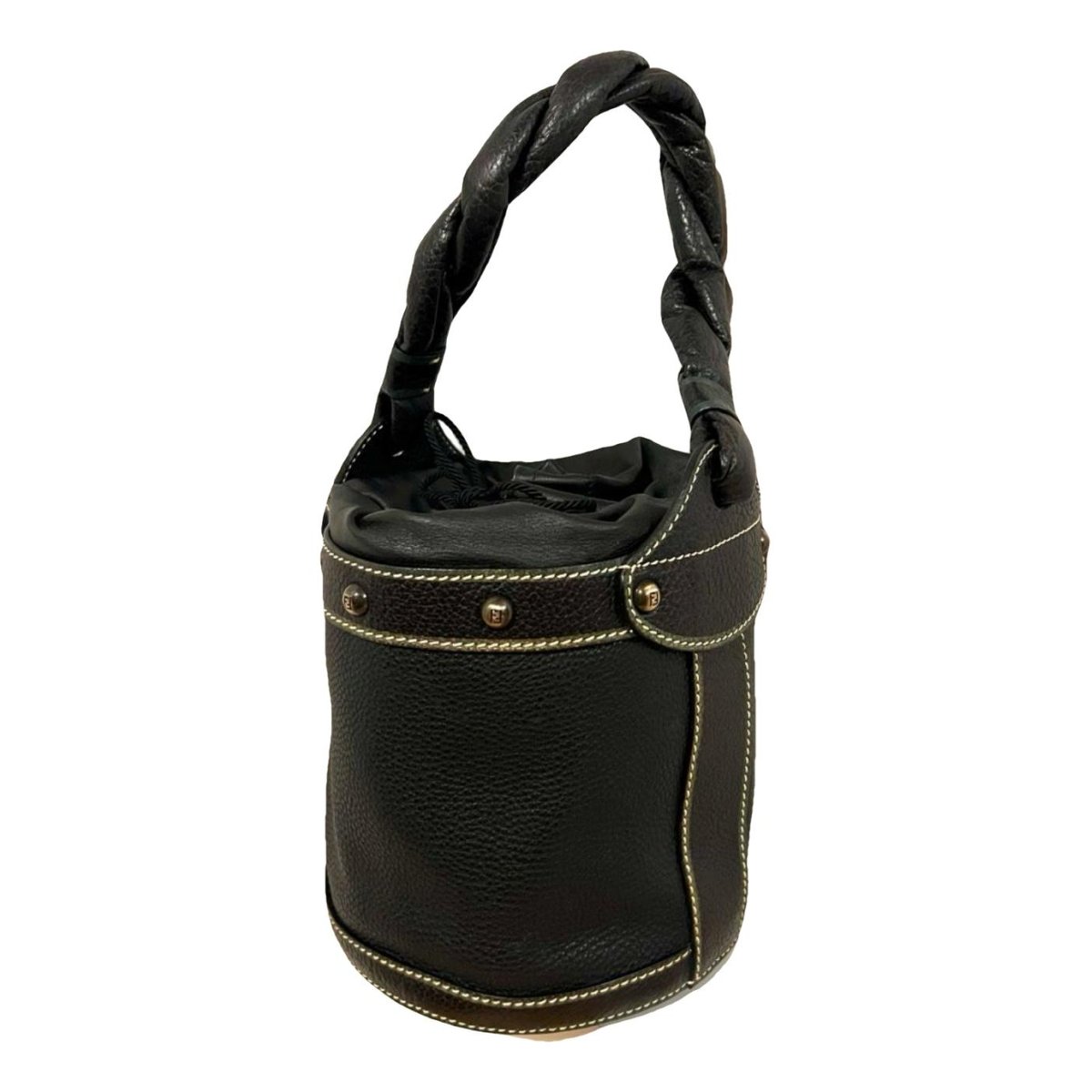 Palazzo Bucket leather handbag