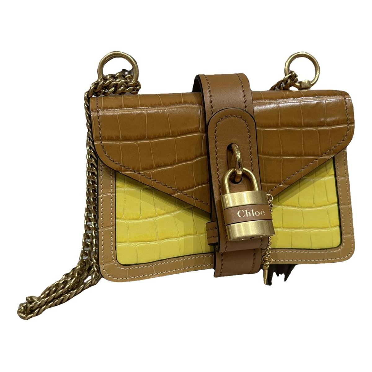 Aby Lock leather handbag