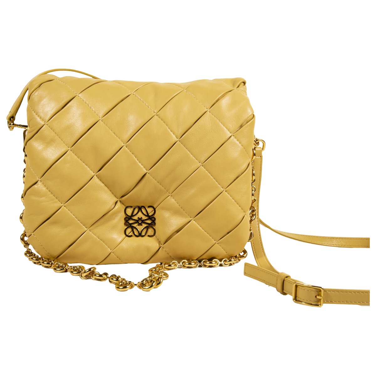 Goya Puffer leather crossbody bag