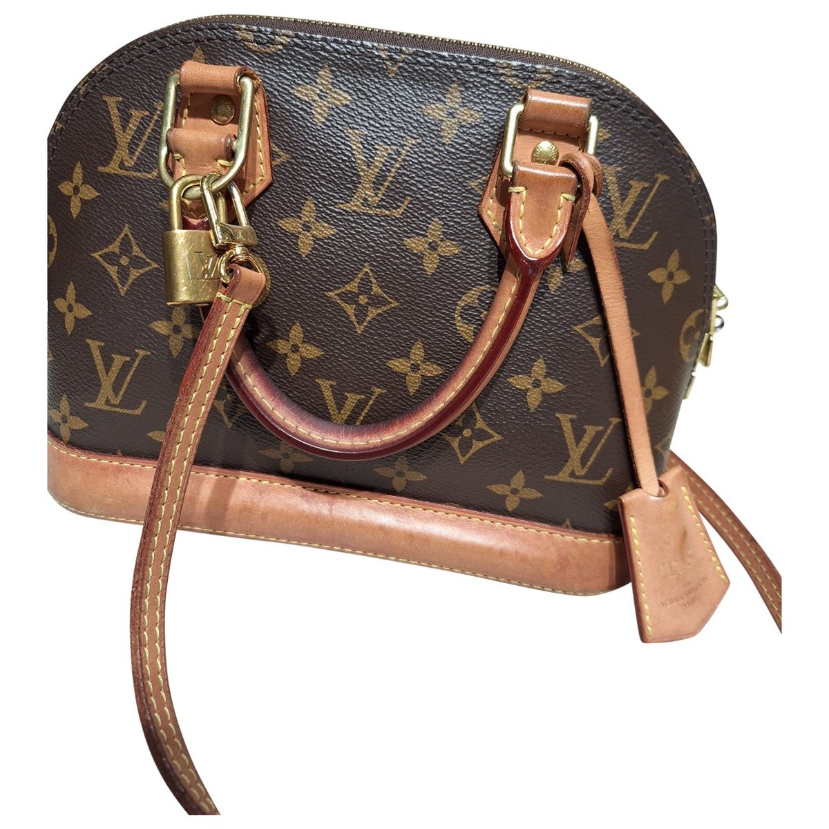 Alma leather handbag