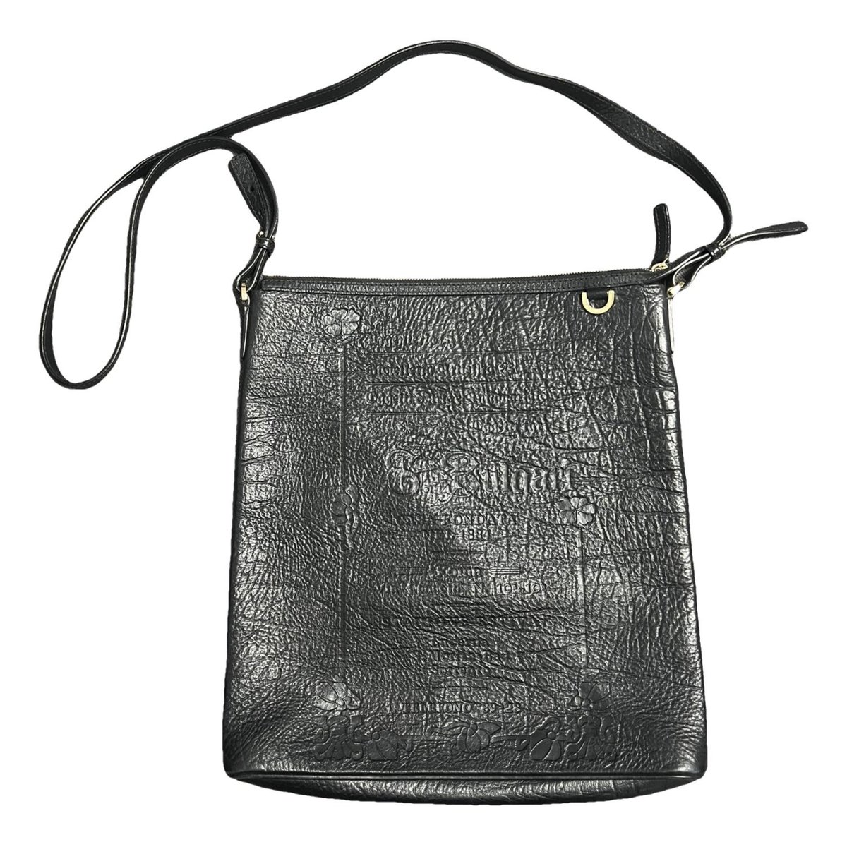 Bulgari leather handbag