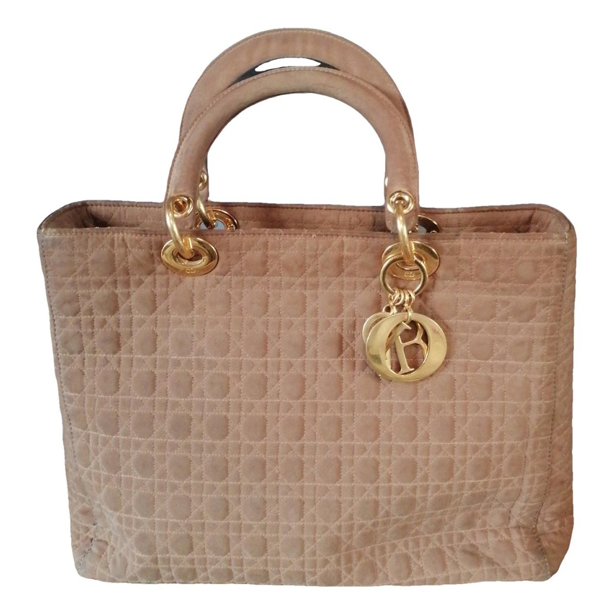 Lady Dior cloth handbag
